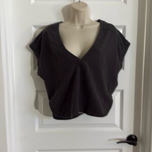 Free movement by free people reversible gray sweatshirt.